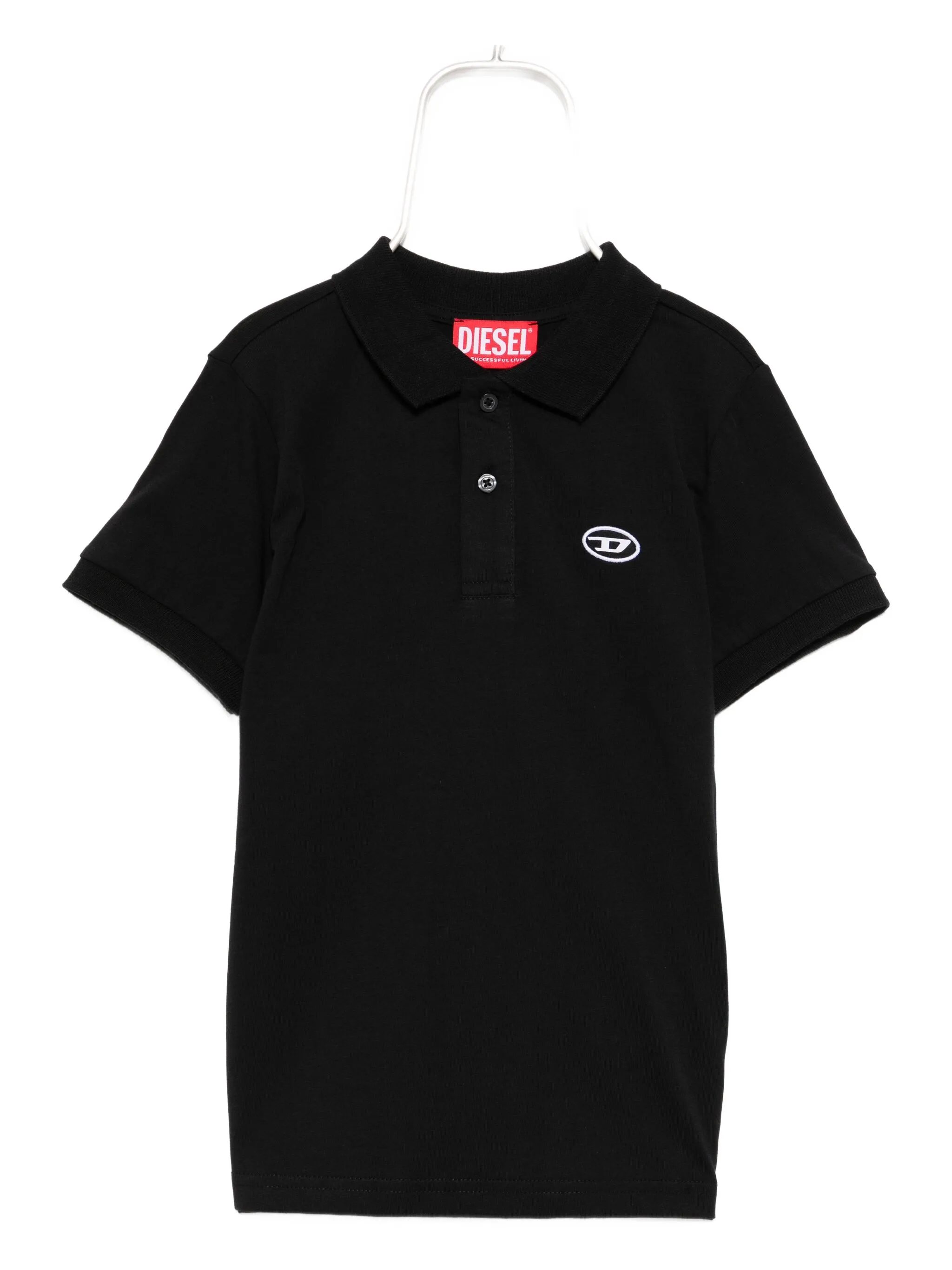 Рубашка поло с вышитым логотипом Diesel Kids, черный
Рубашка поло с вышитым логотипом Diesel Kids, черный