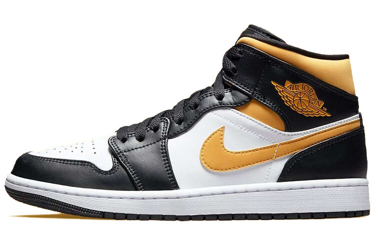 Кроссовки JORDAN 1 Mid White Pollen Black 
Кроссовки JORDAN 1 Mid White Pollen Black
