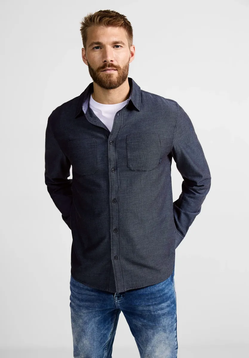 STREET ONE МУЖСКАЯ рубашка с длинными рукавами и структурированным узором Street One Men, цвет Nightshadow Blue
STREET ONE МУЖСКАЯ рубашка с длинными рукавами и структурированным узором Street One Men, цвет Nightshadow Blue