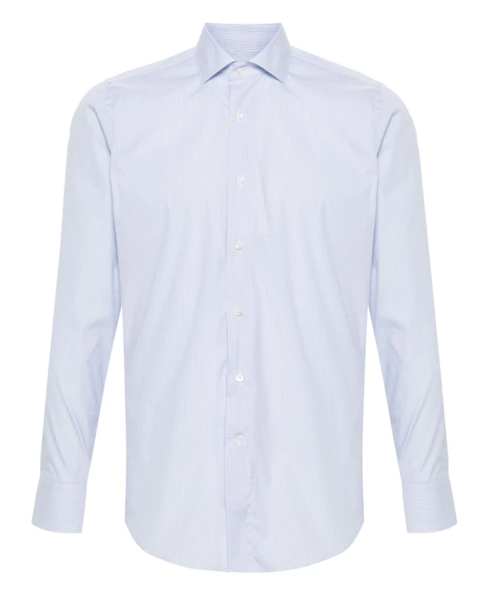 Полосатая рубашка стрейч Canali, синий
Полосатая рубашка стрейч Canali, синий