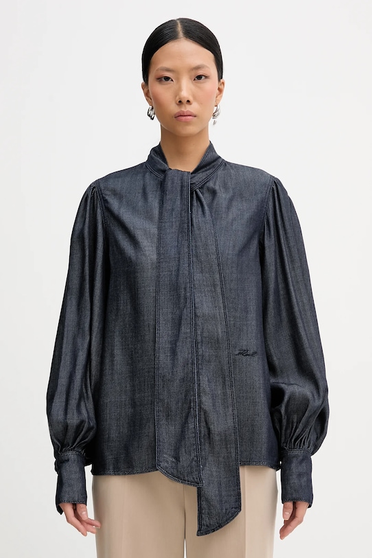 Джинсовая толстовка fluid denim Karl Lagerfeld, темно-синий
Джинсовая толстовка fluid denim Karl Lagerfeld, темно-синий