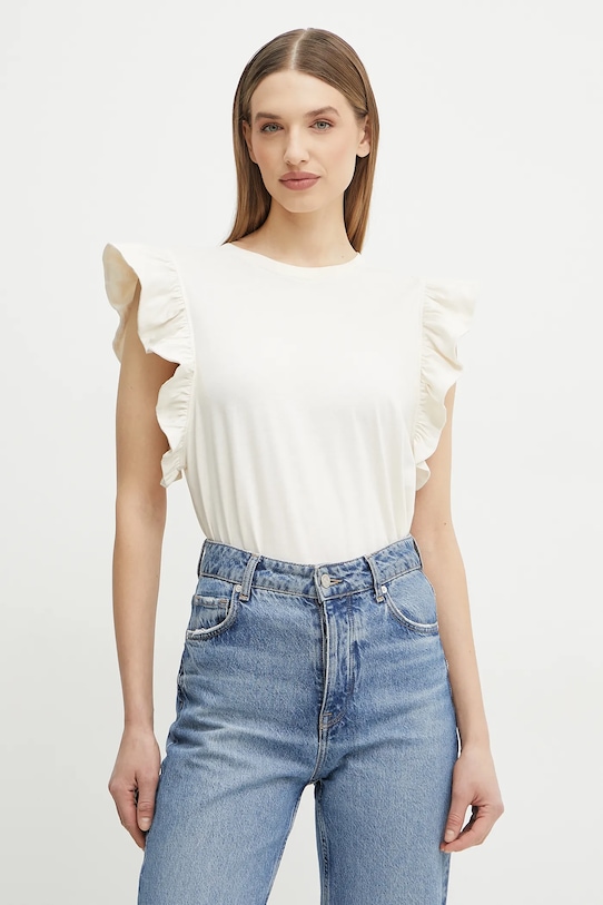 Хлопковая футболка BEYE Silvian Heach, бежевый
Хлопковая футболка BEYE Silvian Heach, бежевый