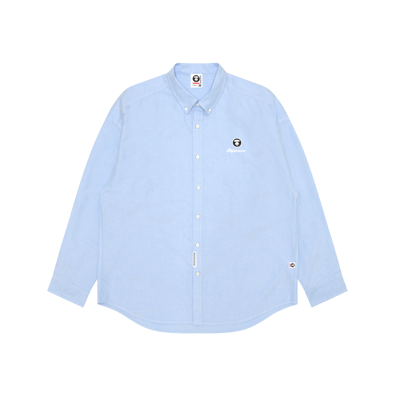 Рубашка с длинными рукавами от A Bathing APE Aape, синий
Рубашка с длинными рукавами от A Bathing APE Aape, синий