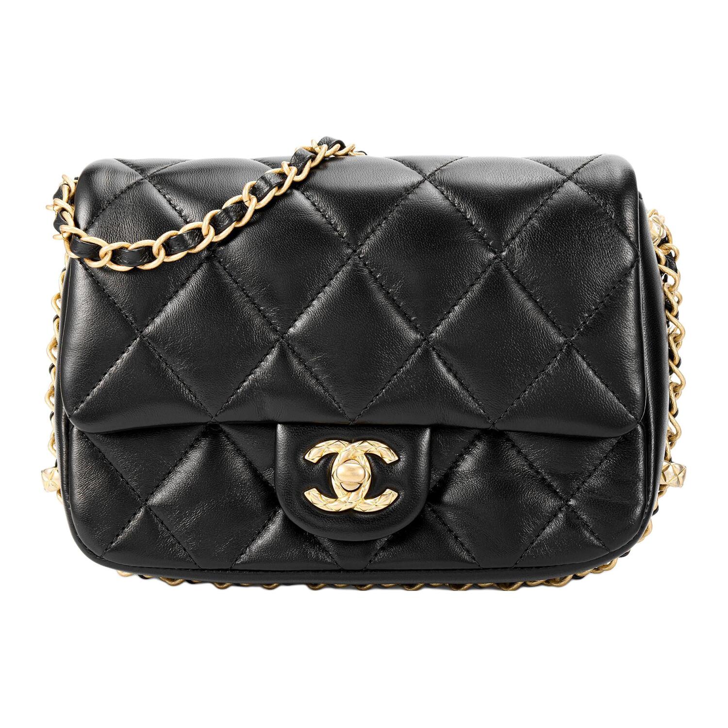 Сумка на плечо из овчины, мини-кроссбоди женская черная CHANEL
Сумка на плечо из овчины, мини-кроссбоди женская черная CHANEL