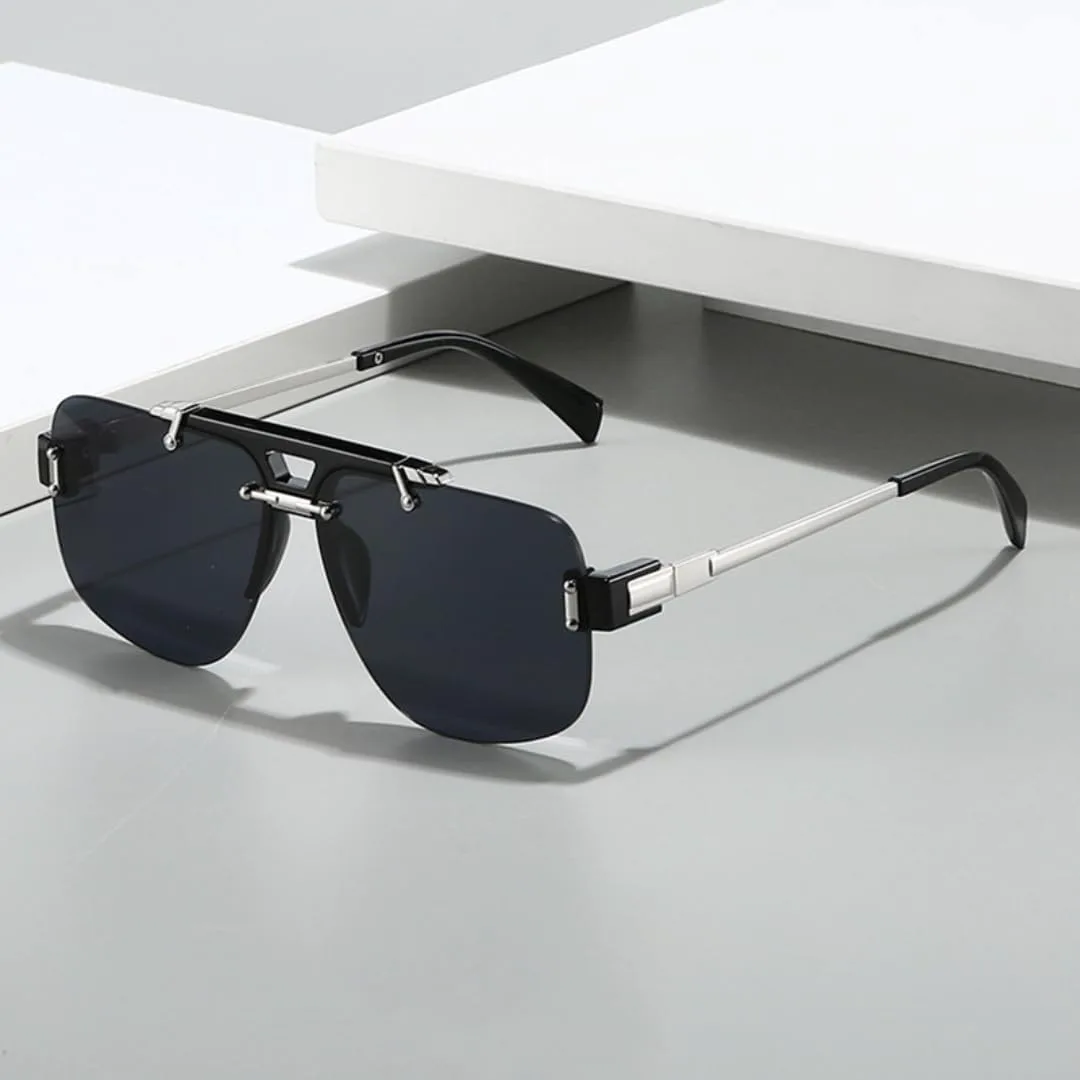 Солнцезащитные очки без оправы для женщин и мужчин, прозрачные линзы с градиентом Ocean, защита от УФ-излучения UV400, ретро-стиль, заклепки UATXTAU, Silver Grey
Солнцезащитные очки без оправы для женщин и мужчин, прозрачные линзы с градиентом Ocean, защита от УФ-излучения UV400, ретро-стиль, заклепки UATXTAU, Silver Grey