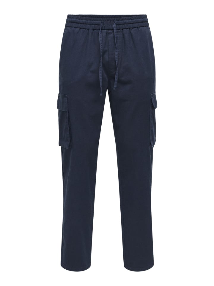 Брюки-Карго ONLY & SONS, темно-синий
Брюки-Карго ONLY & SONS, темно-синий