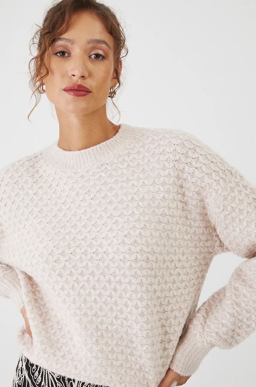 Свитер из медицинской шерсти Medicine, бежевый 
Свитер из медицинской шерсти Medicine, бежевый