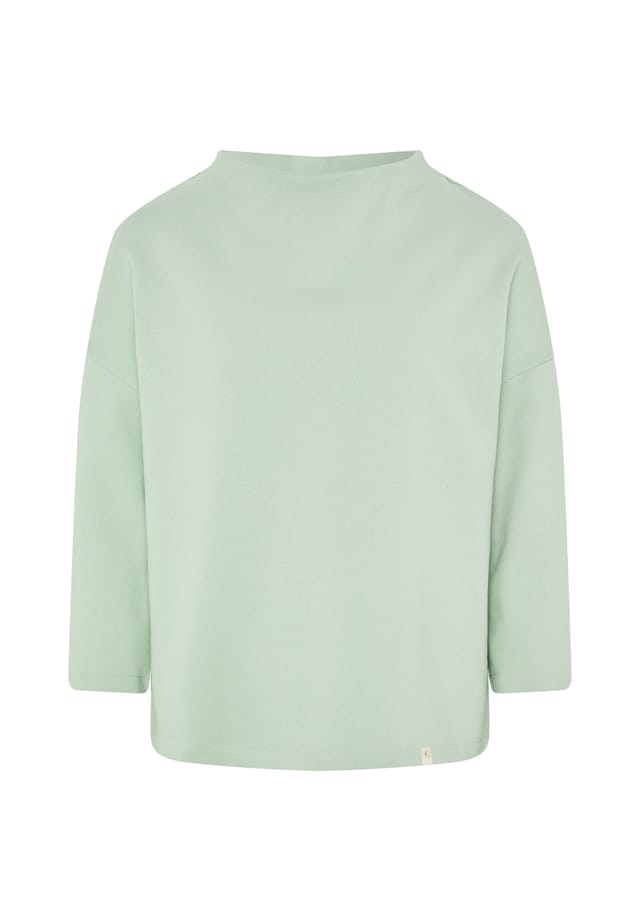 Свитшот с воротником-стойкой и пуговицами сзади. Detto Fatto, зеленый
Свитшот с воротником-стойкой и пуговицами сзади. Detto Fatto, зеленый