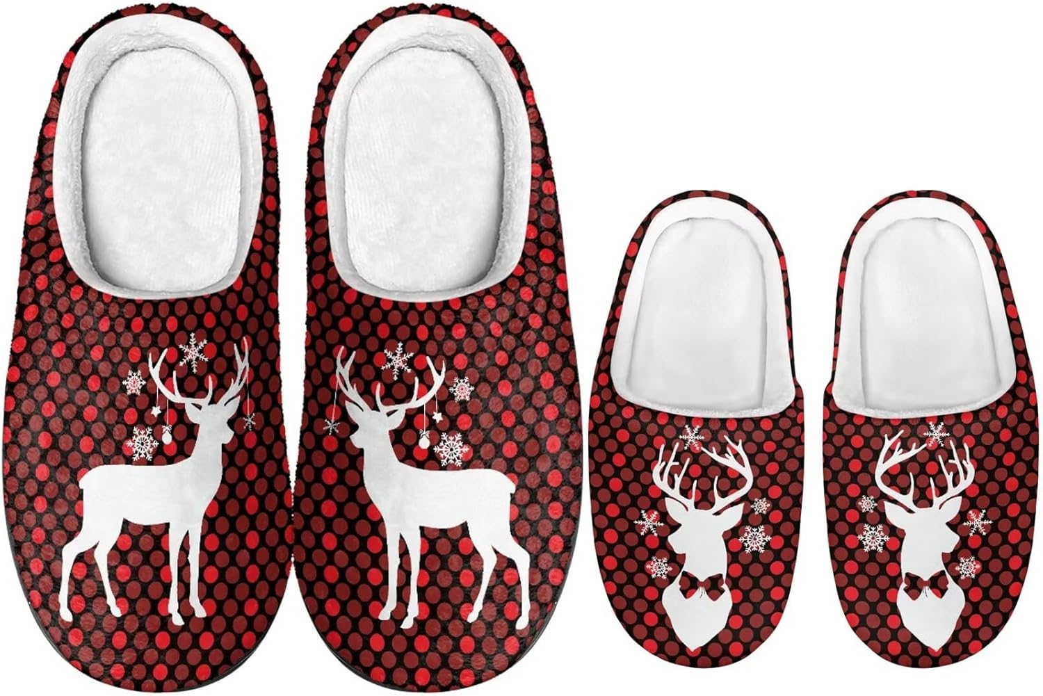 Рождественские тапочки Dngkaoje для семьи Нескользящие домашние тапочки для мужчин и женщин, красный
Рождественские тапочки Dngkaoje для семьи Нескользящие домашние тапочки для мужчин и женщин, красный