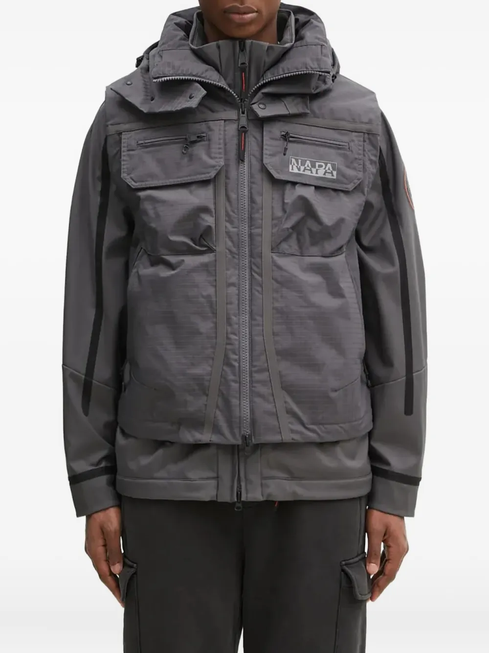Многослойная куртка с логотипом Napapijri, серый
Многослойная куртка с логотипом Napapijri, серый