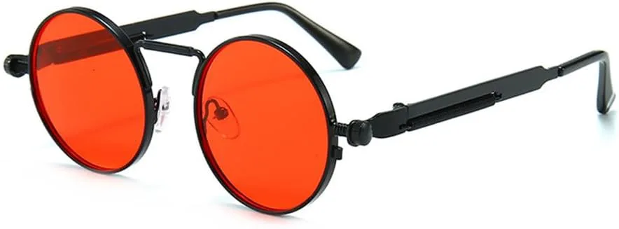 Солнцезащитные очки UV400 - Панк, металлические, круглые, конфетные цвета, для женщин и мужчин, для бега и занятий спортом на открытом воздухе UYPTK, Black Red
Солнцезащитные очки UV400 - Панк, металлические, круглые, конфетные цвета, для женщин и мужчин, для бега и занятий спортом на открытом воздухе UYPTK, Black Red