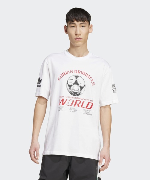 Футболка с коротким рукавом, принт в футбольной тематике 90-х Adidas Originals, белый
Футболка с коротким рукавом, принт в футбольной тематике 90-х Adidas Originals, белый