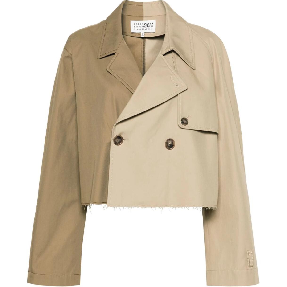 Куртка женская бежевая/серо-коричневая Mm6 Maison Margiela
Куртка женская бежевая/серо-коричневая Mm6 Maison Margiela