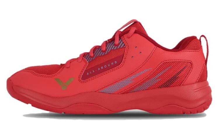 Бадминтонные туфли унисекс с низким верхом красного цвета Victor
Бадминтонные туфли унисекс с низким верхом красного цвета Victor