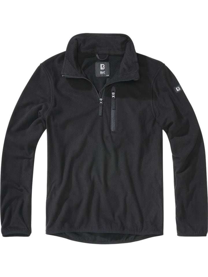 Флисовая куртка/свитер Fleece Troyer черного цвета Brandit
Флисовая куртка/свитер Fleece Troyer черного цвета Brandit