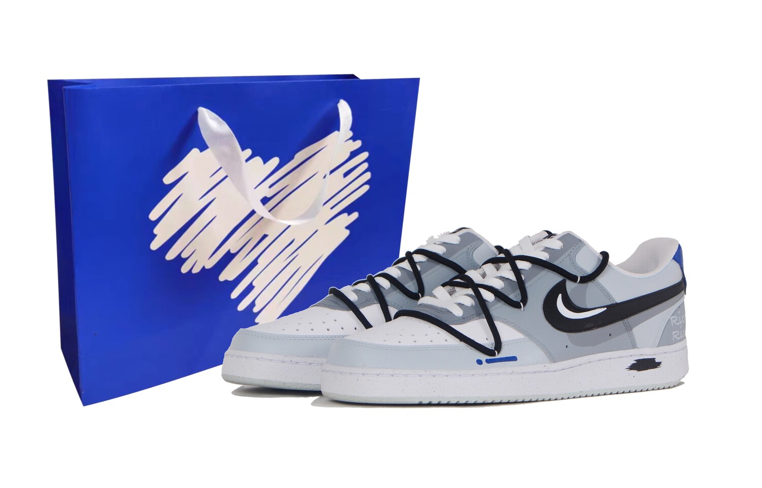 Кроссовки Nike Court Vision 1 Skateboarding Shoes Men Low-top Black/white/gray/blue, светло-серый
Кроссовки Nike Court Vision 1 Skateboarding Shoes Men Low-top Black/white/gray/blue, светло-серый