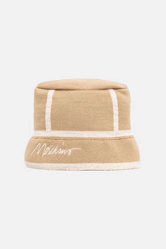 Шерстяная шапка Moschino, бежевый
Шерстяная шапка Moschino, бежевый