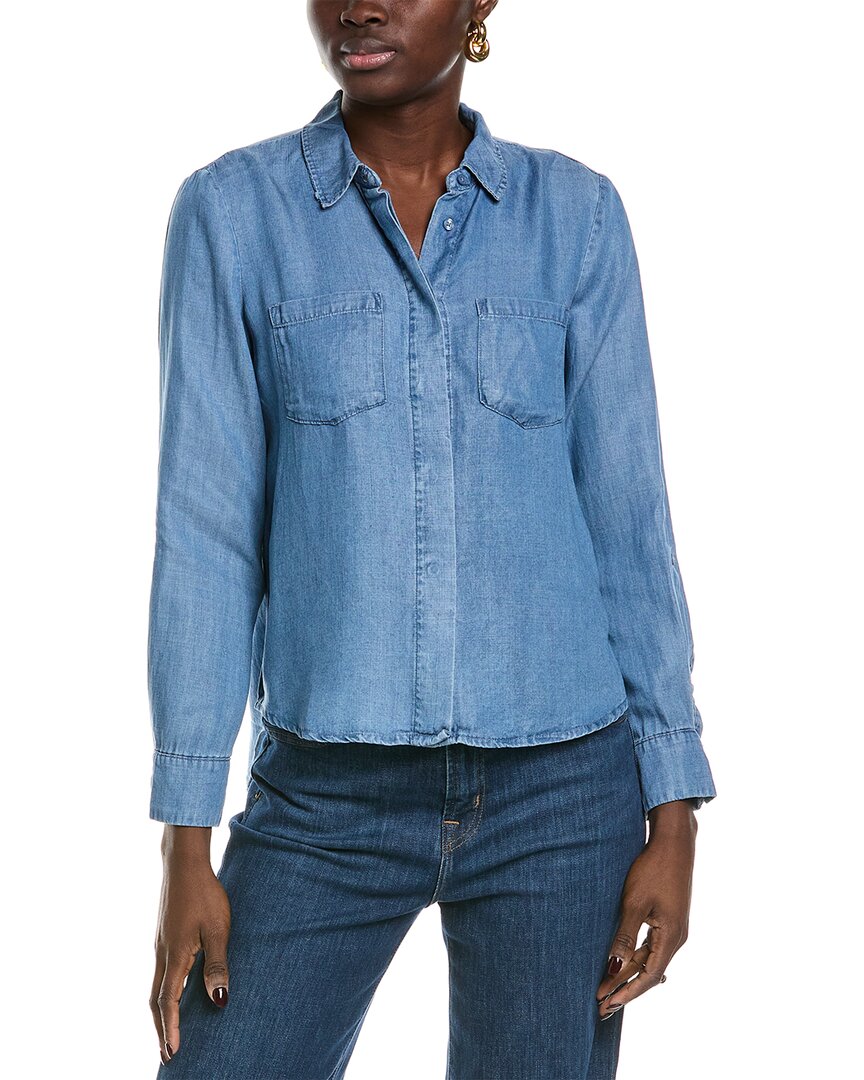 Рубашка из денима Nanette by Nanette Lepore High-Low, синий
Рубашка из денима Nanette by Nanette Lepore High-Low, синий