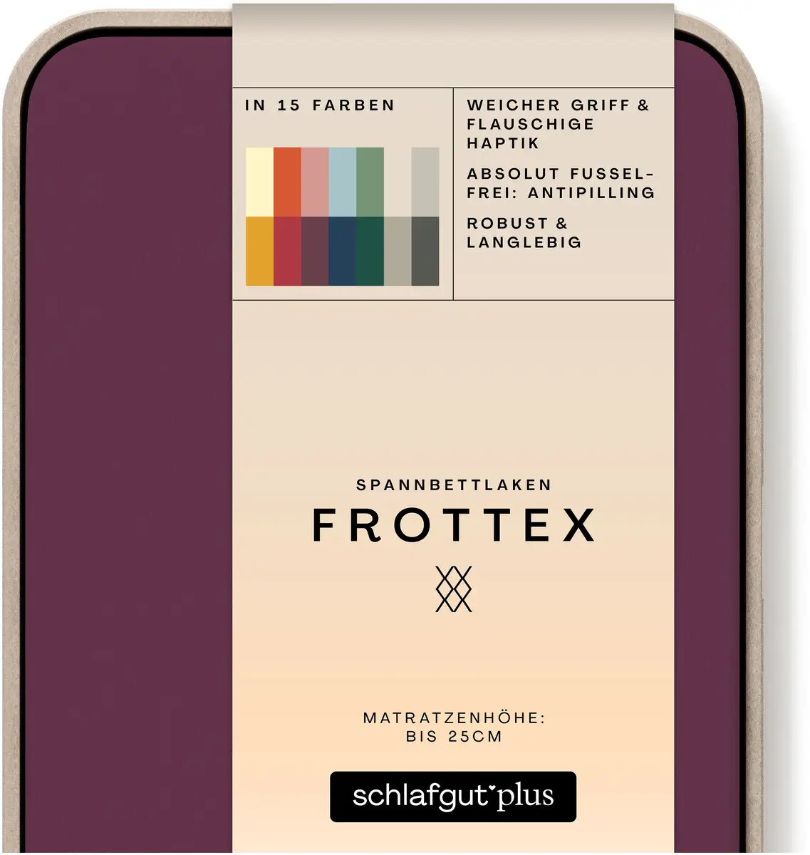 Простыня Schlafgut "Frottex", 100% махровая ткань 120-130х200 см, 1 шт., фиолетовый
Простыня Schlafgut "Frottex", 100% махровая ткань 120-130х200 см, 1 шт., фиолетовый