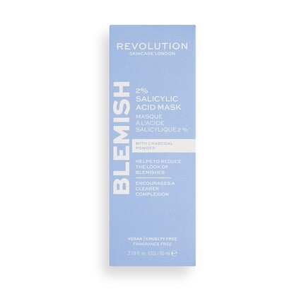 Маска Blemish с 2% салициловой кислотой, 65 мл, Revolution Skincare
Маска Blemish с 2% салициловой кислотой, 65 мл, Revolution Skincare