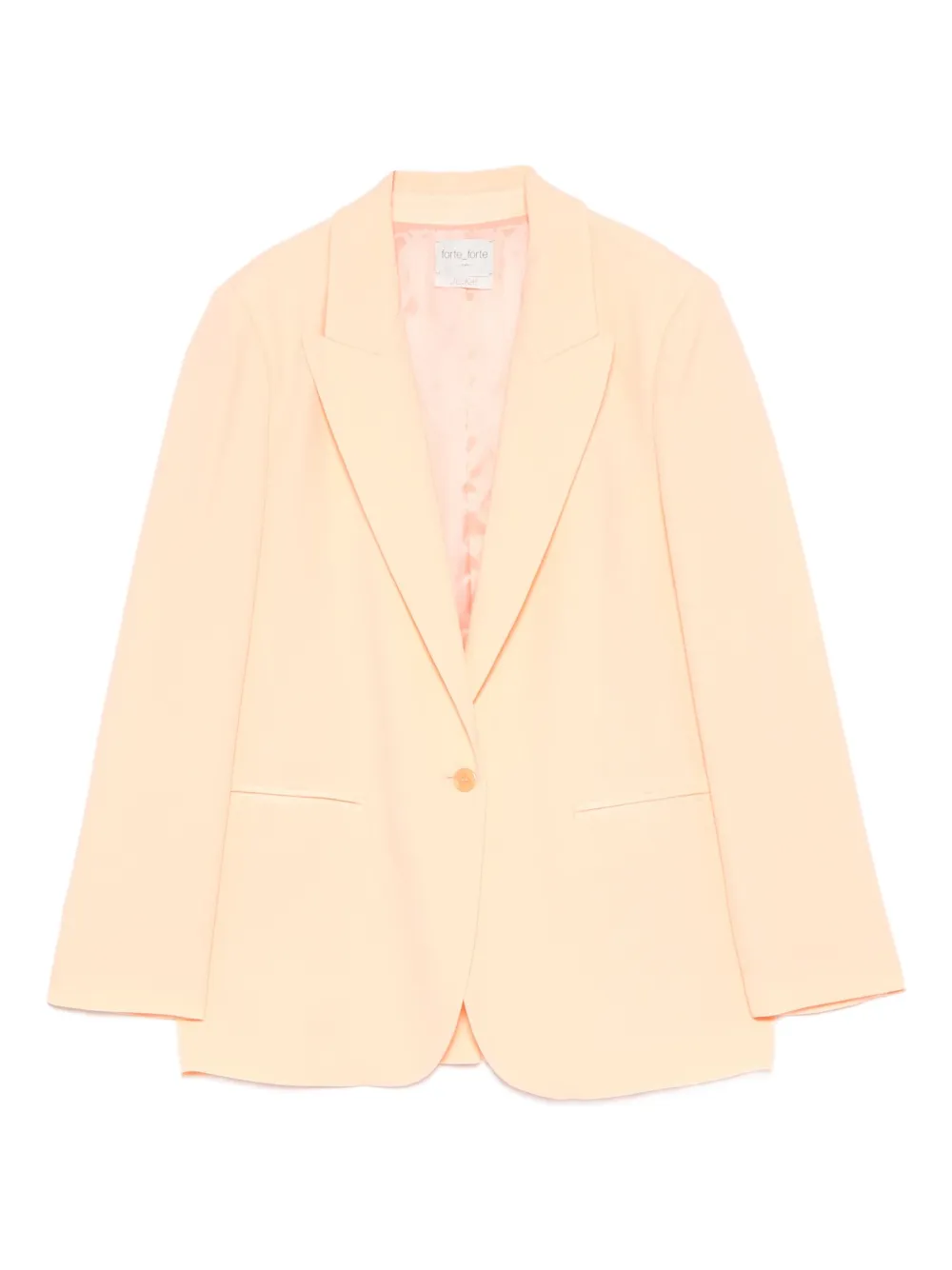 Однобортный пиджак Forte Forte, розовый
Однобортный пиджак Forte Forte, розовый