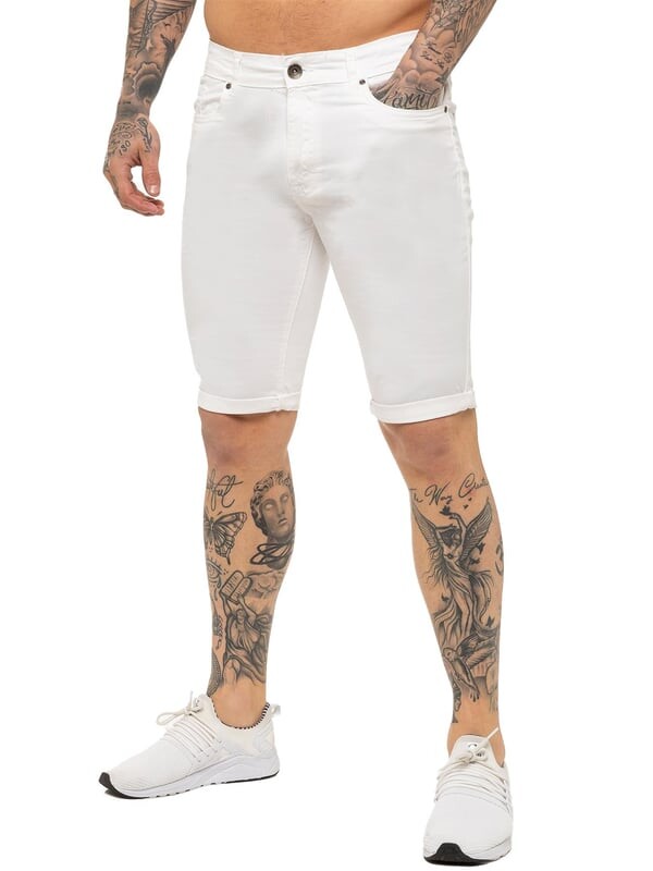 Мужские джинсовые шорты скинни Enzo, белый
Мужские джинсовые шорты скинни Enzo, белый