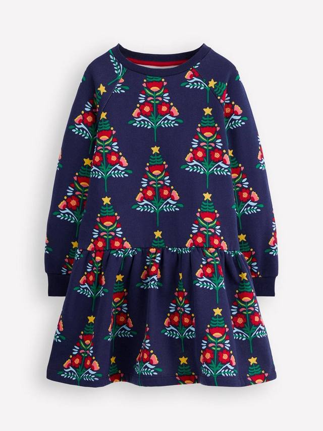 Детское платье-свитшот из хлопкового микса Mini Boden, Navy Christmas Tree
Детское платье-свитшот из хлопкового микса Mini Boden, Navy Christmas Tree