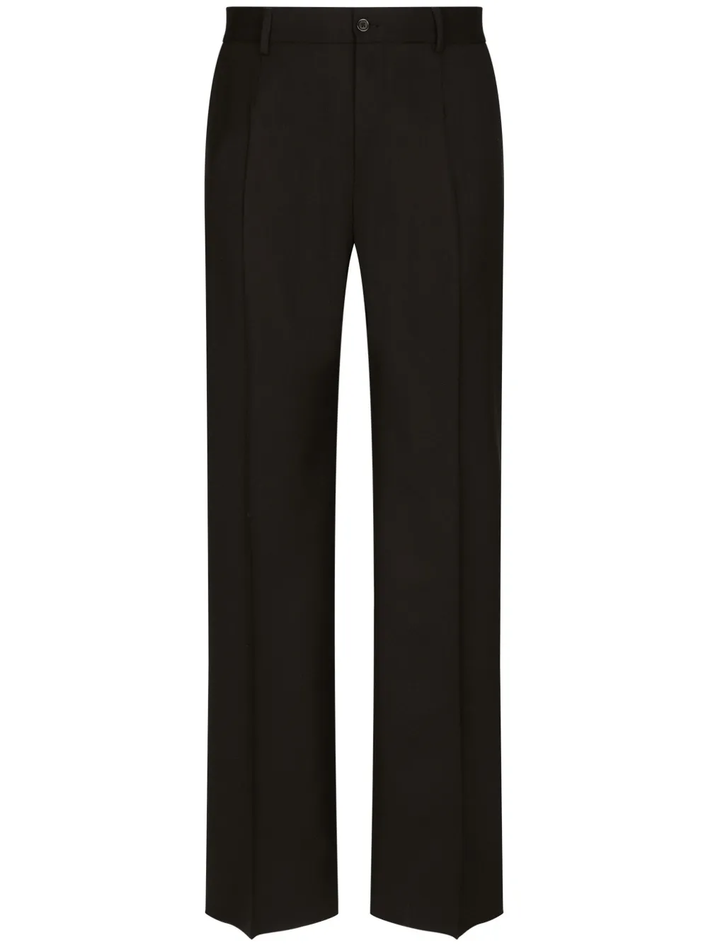 Брюки строгого кроя со складками DOLCE & GABBANA, черный 
Брюки строгого кроя со складками DOLCE & GABBANA, черный