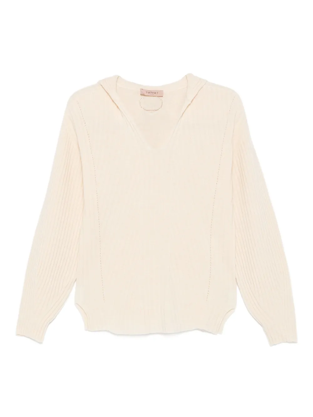 Свитер в рубчик TWINSET, нейтральный
Свитер в рубчик TWINSET, нейтральный