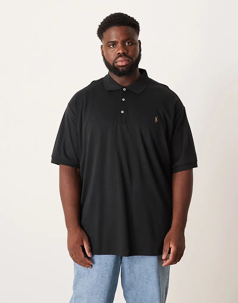 Поло Polo Ralph Lauren Big & Tall с логотипом из пима-хлопка черного цвета
Поло Polo Ralph Lauren Big & Tall с логотипом из пима-хлопка черного цвета