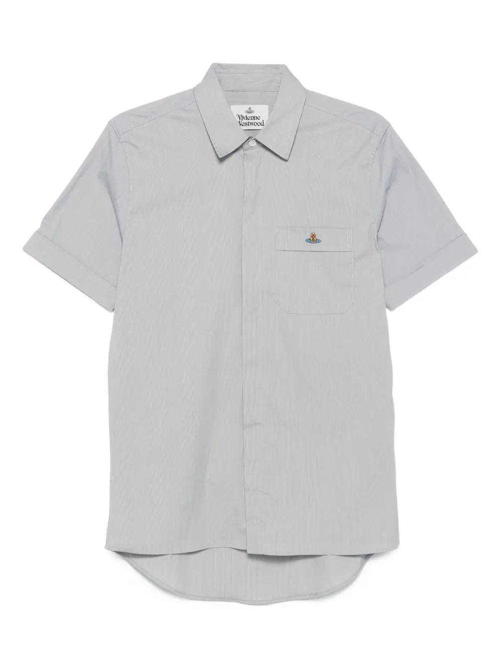 Рубашка с короткими рукавами и вышивкой Orb Vivienne Westwood, серый
Рубашка с короткими рукавами и вышивкой Orb Vivienne Westwood, серый
