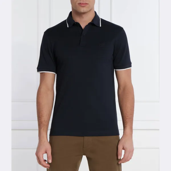 Рубашка-Поло приталенного кроя досада Boss, синий
Рубашка-Поло приталенного кроя досада Boss, синий