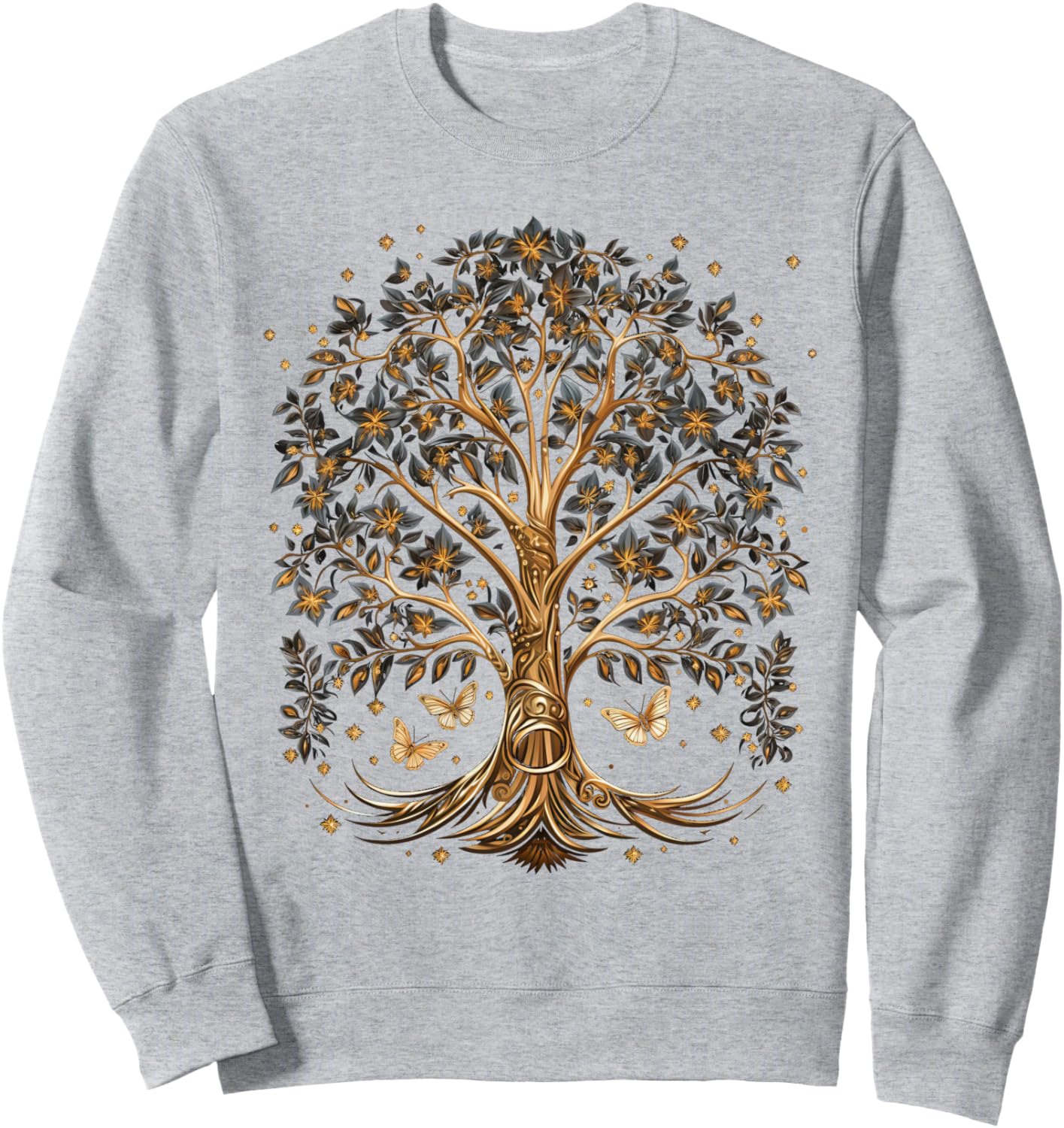Осенняя толстовка с изображением осенних листьев, дерева и бабочки Autumn Design With Butterflies And Trees, серый
Осенняя толстовка с изображением осенних листьев, дерева и бабочки Autumn Design With Butterflies And Trees, серый