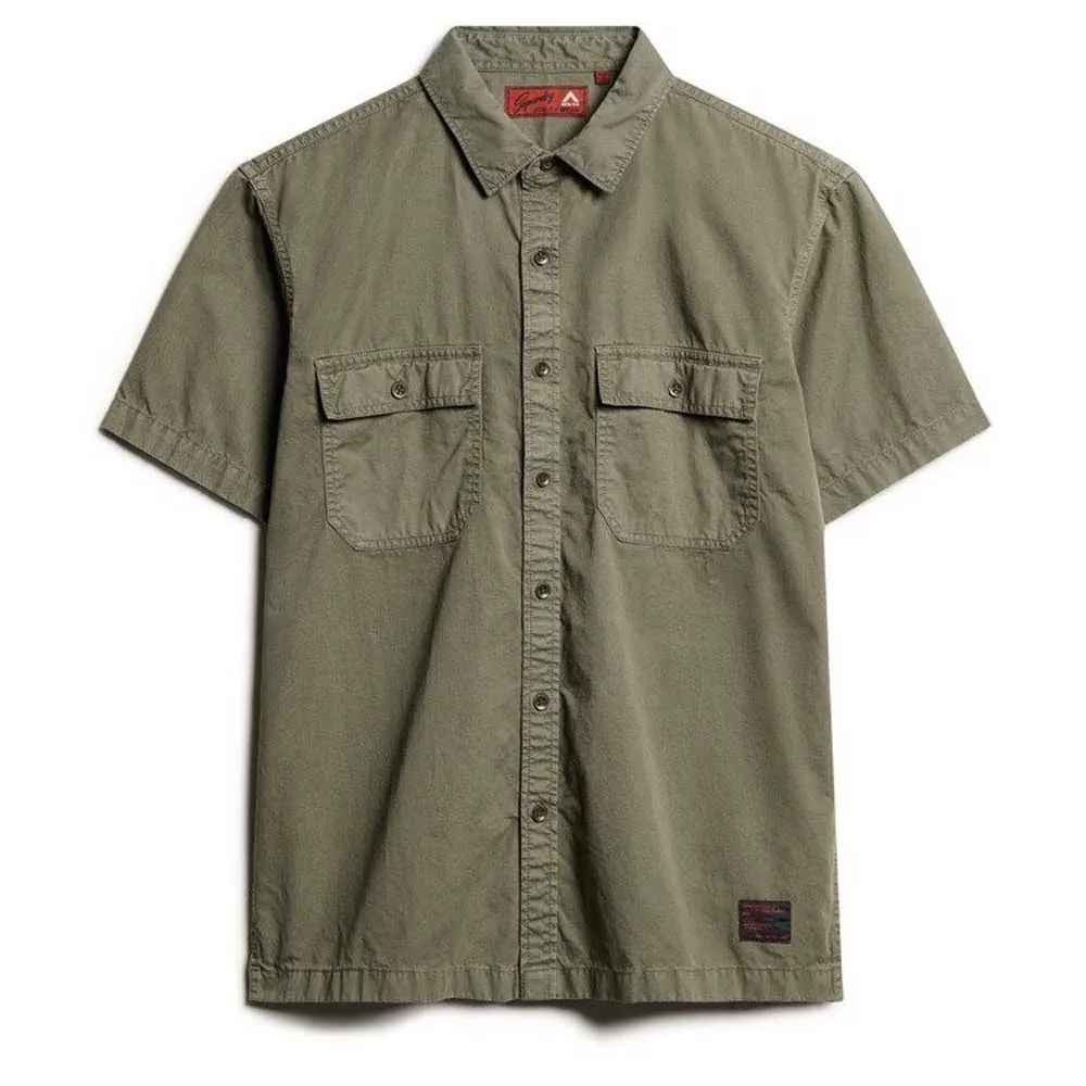 Рубашка с коротким рукавом Superdry Military, зеленый
Рубашка с коротким рукавом Superdry Military, зеленый