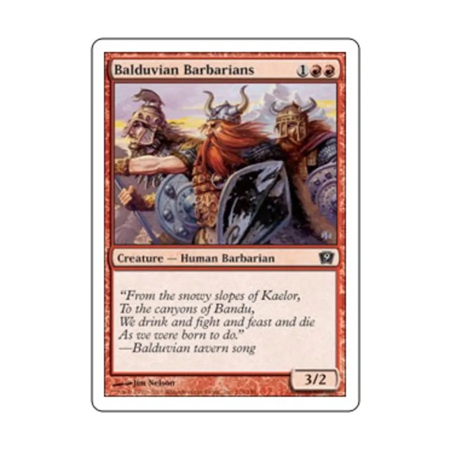 CCG Балдувийские варвары (К), MTG - 9th Edition
CCG Балдувийские варвары (К), MTG - 9th Edition