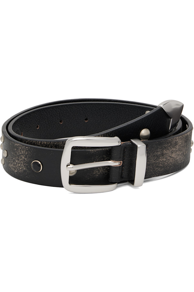 Open Yy Черный пояс в стиле вестерн с заклепками YY
Open Yy Черный пояс в стиле вестерн с заклепками YY