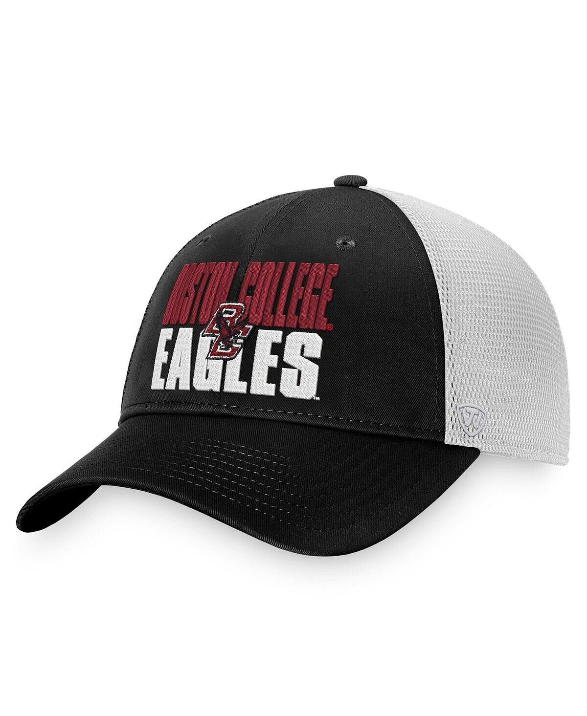 Мужская черно-белая кепка Boston College Eagles Stockpile Trucker Snapback Top of the World
Мужская черно-белая кепка Boston College Eagles Stockpile Trucker Snapback Top of the World