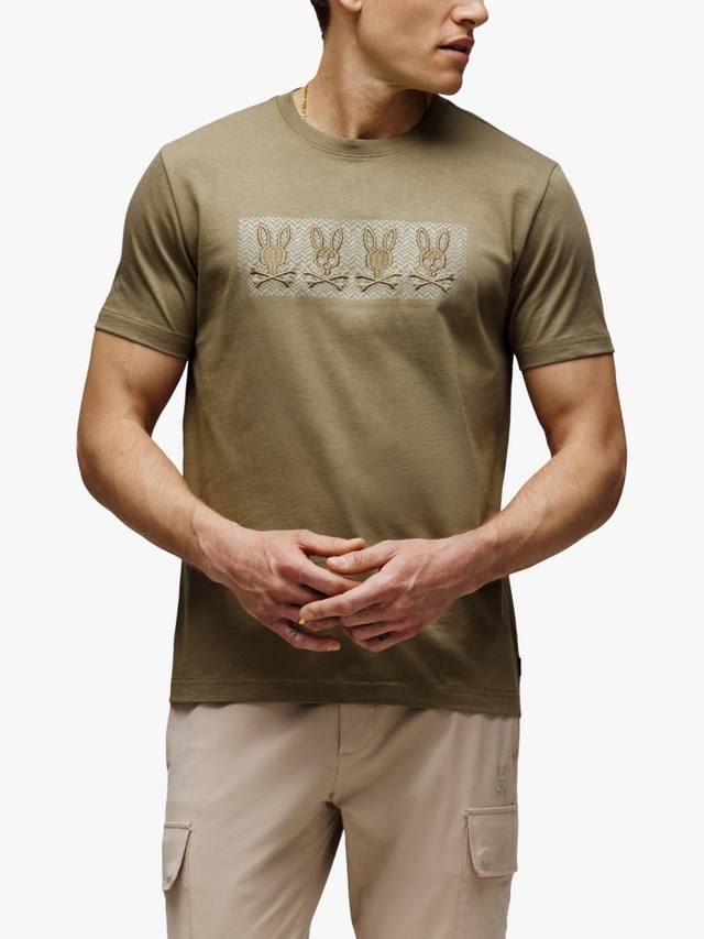 Футболка Costello Graphic из пима-хлопка Psycho Bunny, Dusky Green
Футболка Costello Graphic из пима-хлопка Psycho Bunny, Dusky Green