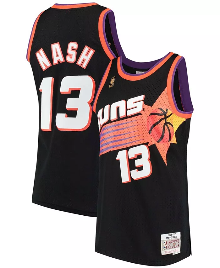 Мужская баскетбольная майка Hardwood Classics Swingman Phoenix Suns 1996-97 Steve Nash в черном цвете Mitchell & Ness
Мужская баскетбольная майка Hardwood Classics Swingman Phoenix Suns 1996-97 Steve Nash в черном цвете Mitchell & Ness