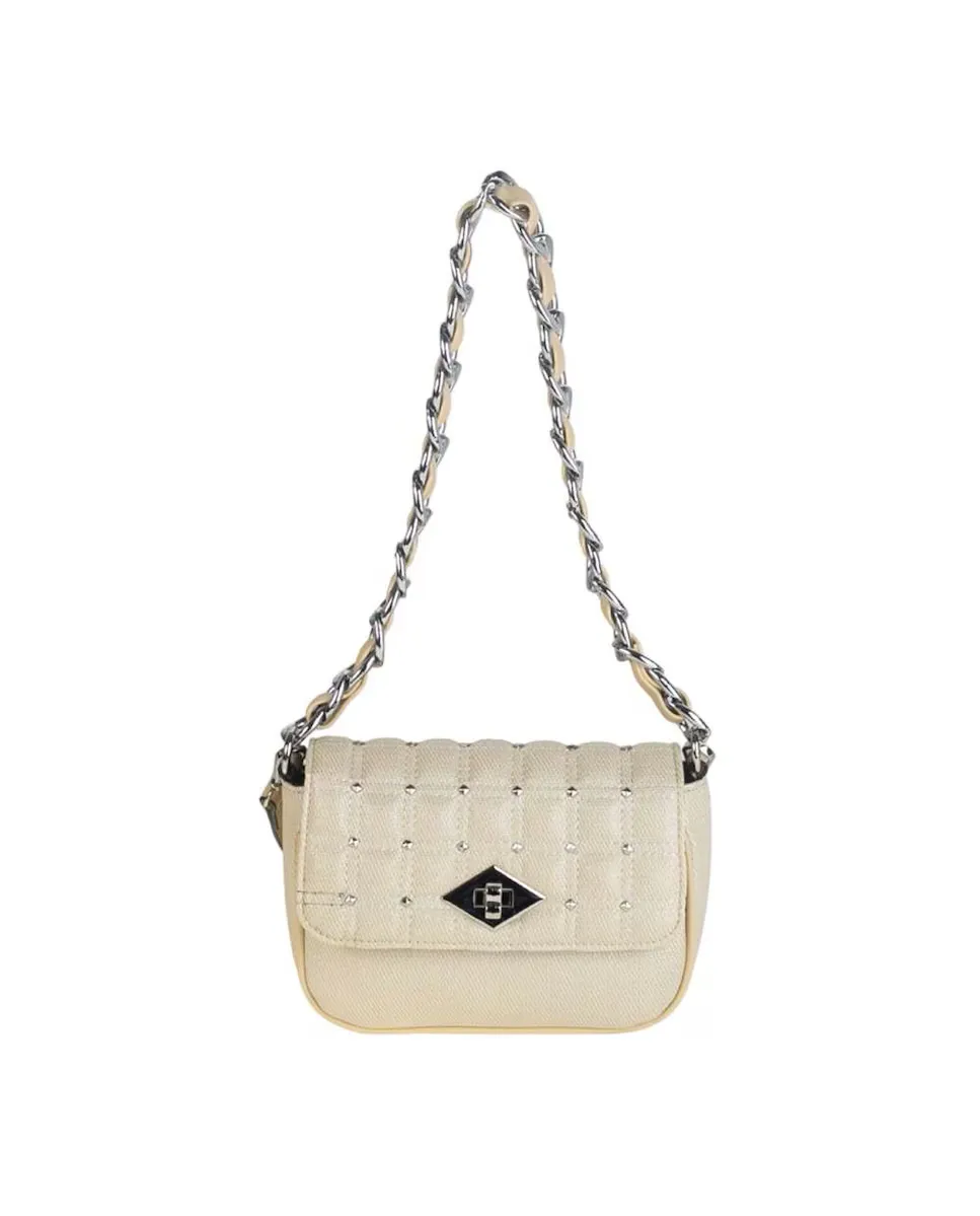 Женская сумка через плечо Volum из полиуретана с мягкой застежкой-клапаном из металла, среднего размера, бежевый
Женская сумка через плечо Volum из полиуретана с мягкой застежкой-клапаном из металла, среднего размера, бежевый