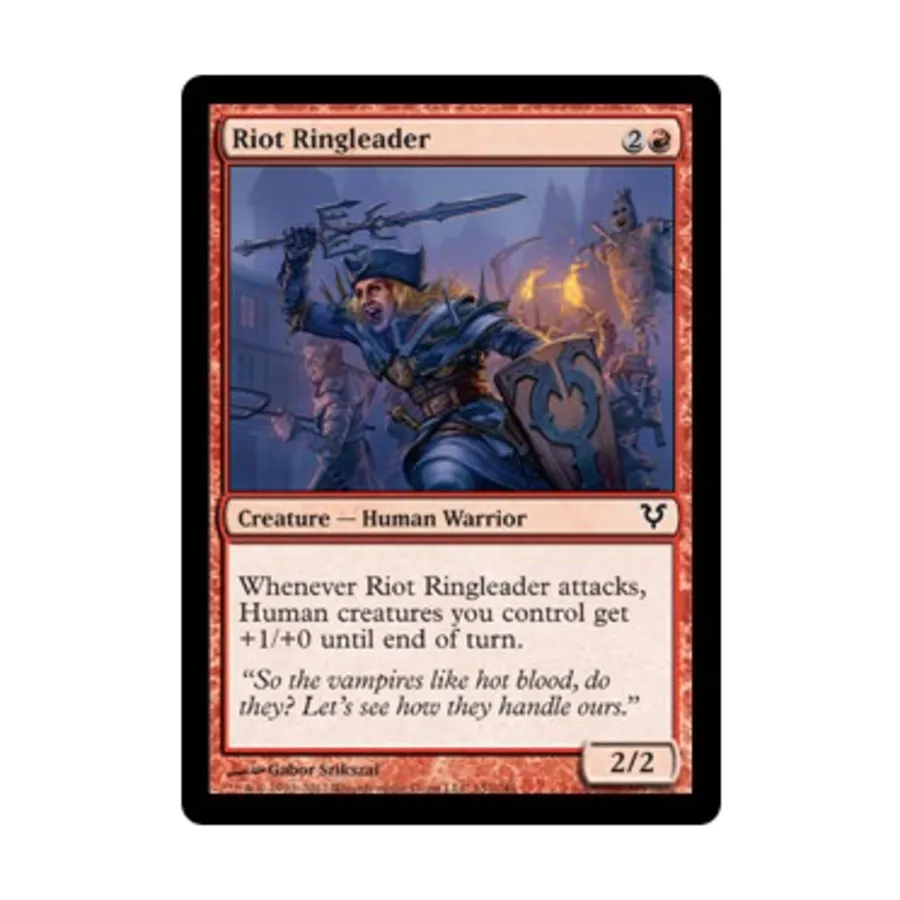 CCG Главарь бунта (К), MTG - Avacyn Restored
CCG Главарь бунта (К), MTG - Avacyn Restored