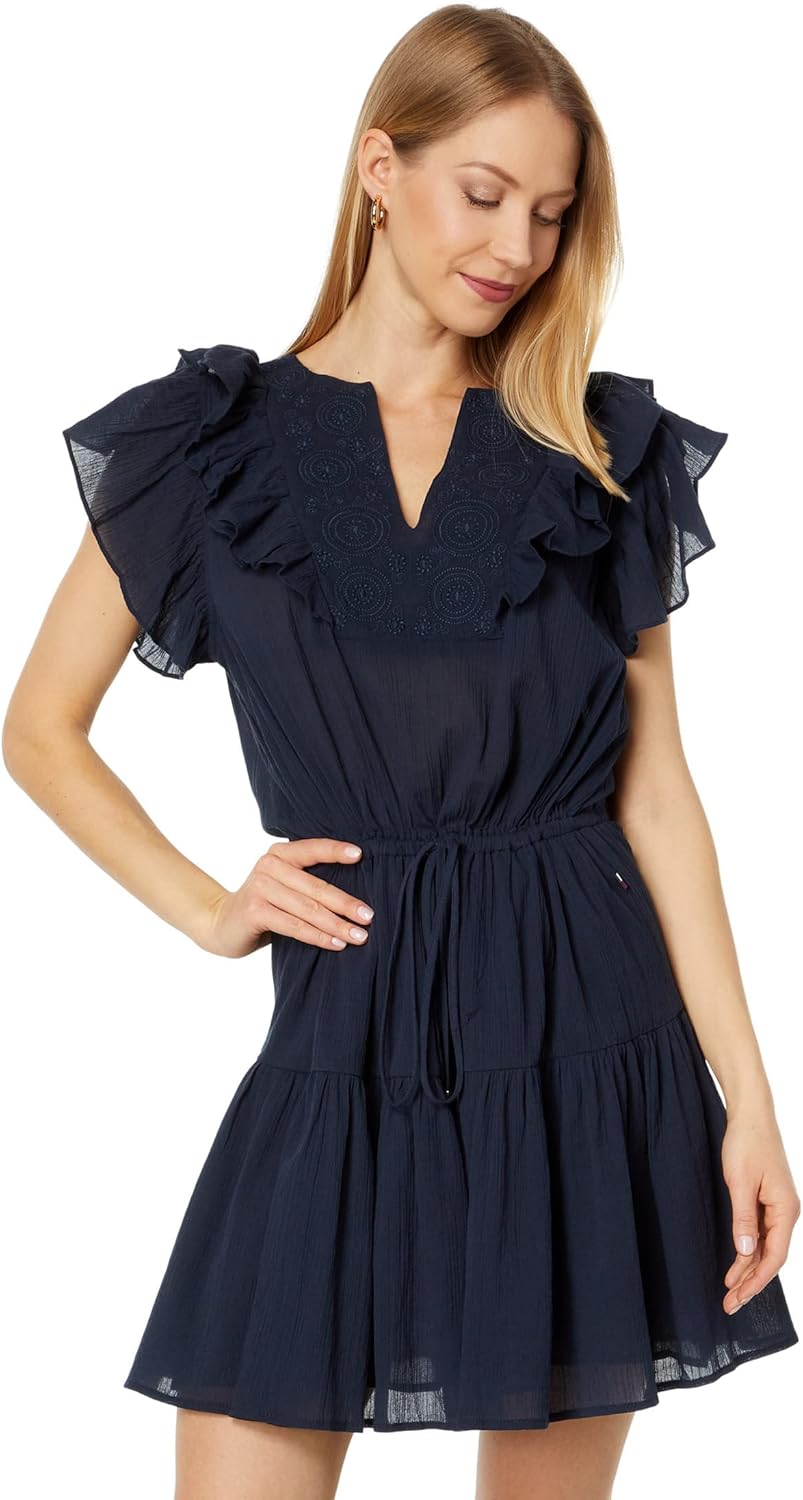 Женское платье с многоярусными оборками от Tommy Hilfiger, Sky Captain
Женское платье с многоярусными оборками от Tommy Hilfiger, Sky Captain