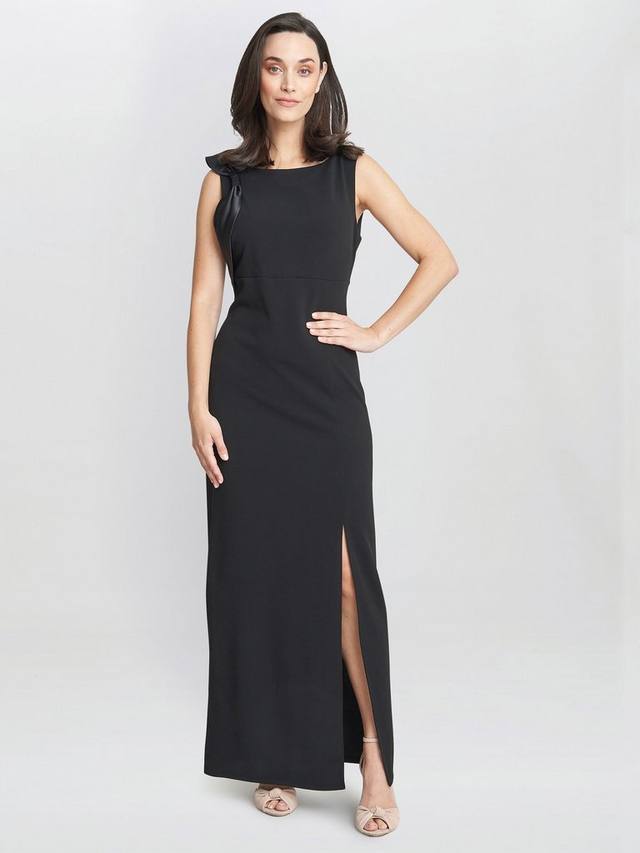 Макси-платье с бантом на плече от merle Gina Bacconi, черный
Макси-платье с бантом на плече от merle Gina Bacconi, черный