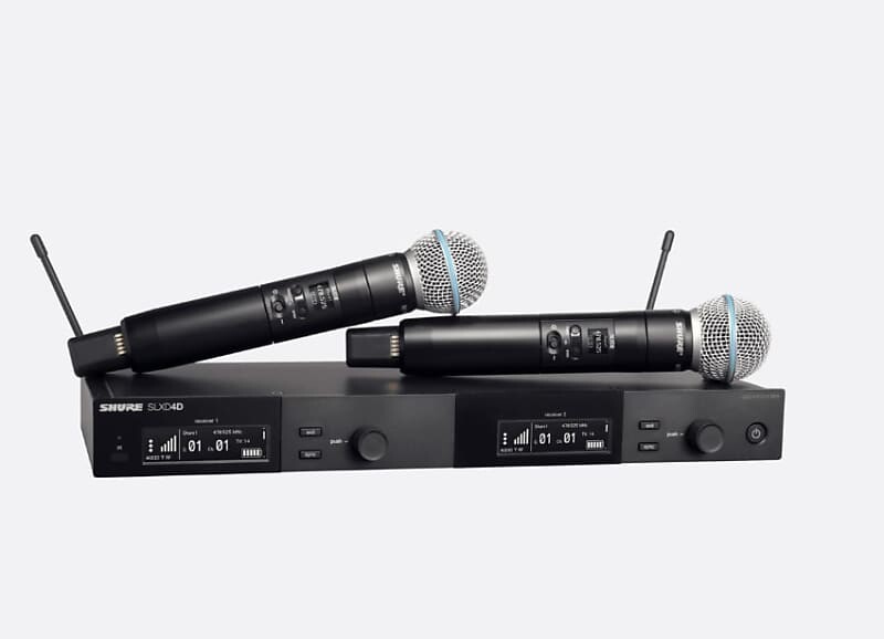 Микрофон Shure SLXD24D/BETA-G58
Микрофон Shure SLXD24D/BETA-G58