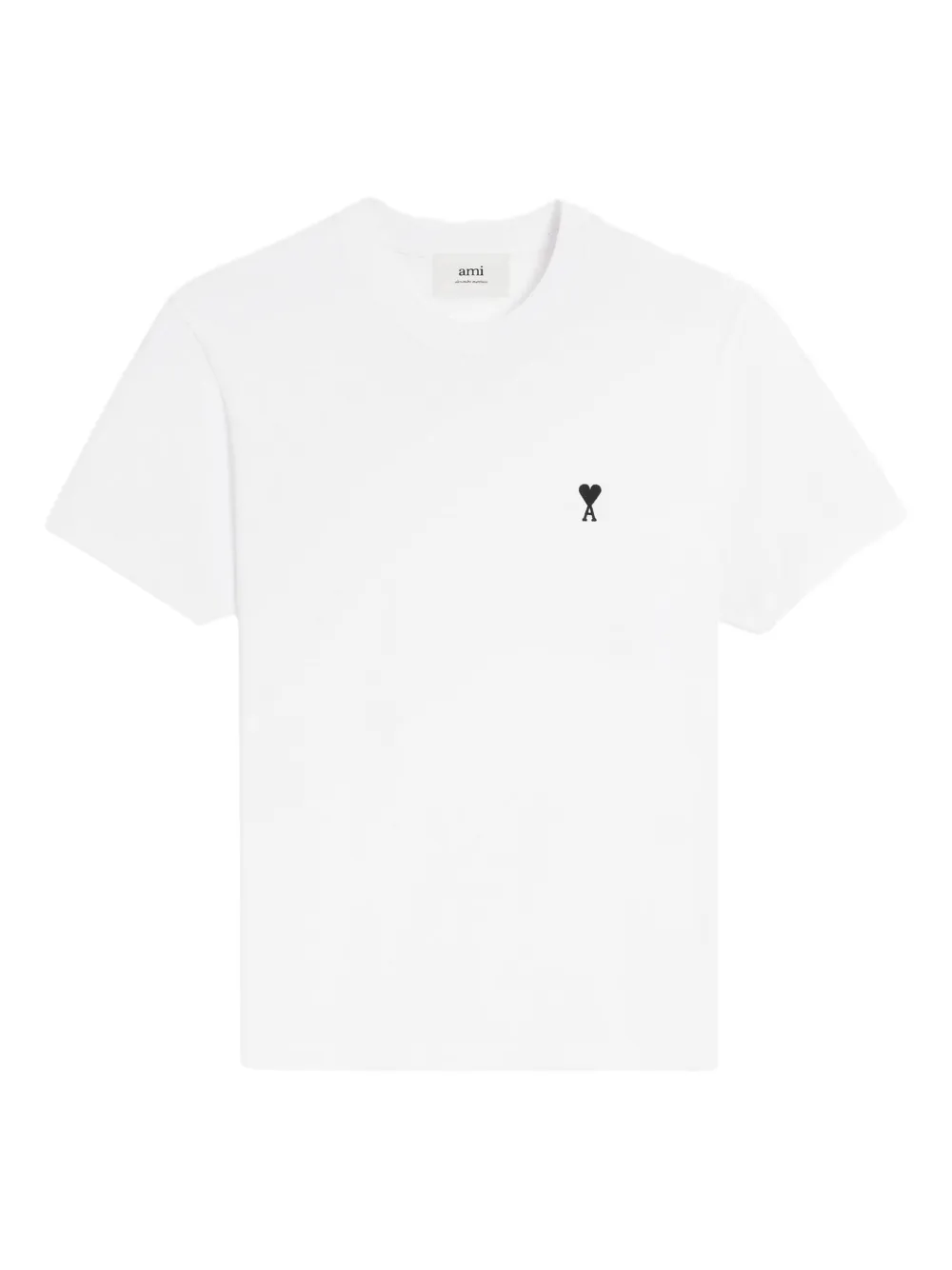 Хлопковая футболка с вышитым сердцем AMI Paris, белый
Хлопковая футболка с вышитым сердцем AMI Paris, белый