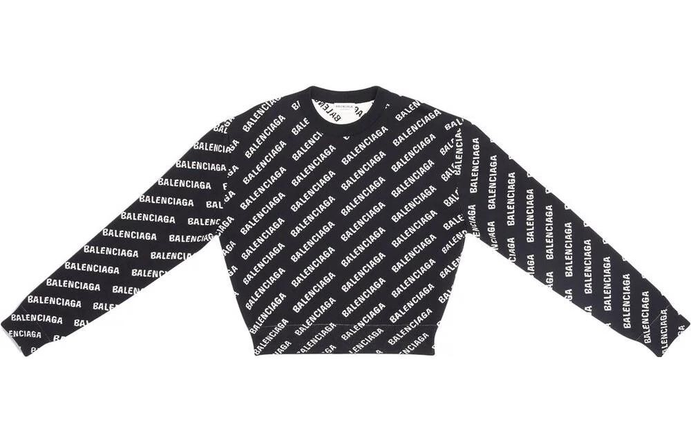 Свитер женский черный Balenciaga 
Свитер женский черный Balenciaga