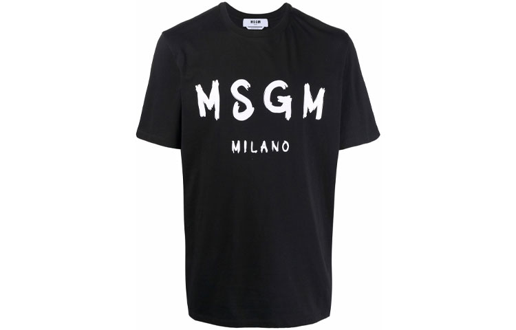 Футболка с логотипом и круглым вырезом MSGM, черный
Футболка с логотипом и круглым вырезом MSGM, черный