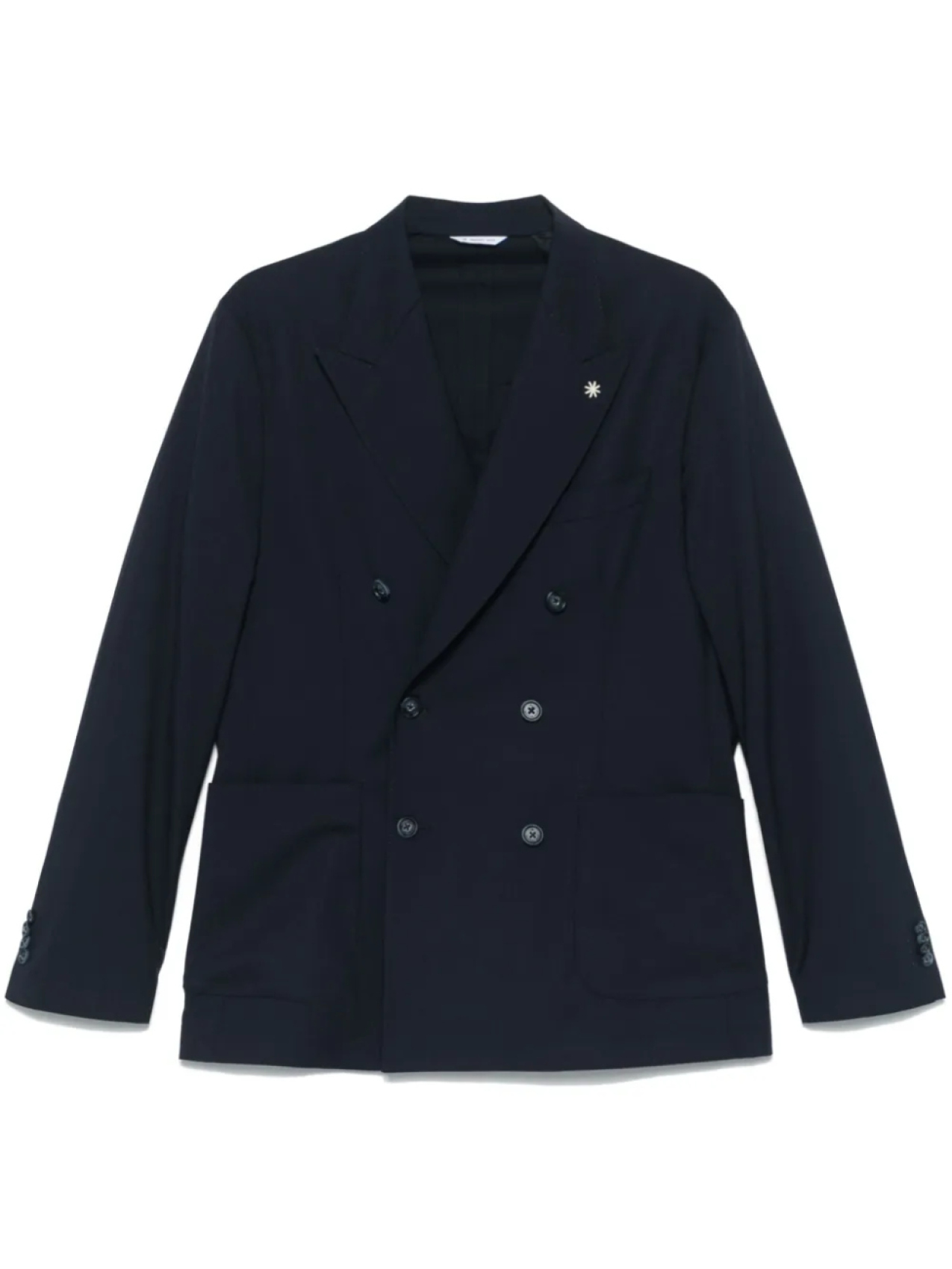 Двубортный пиджак Manuel Ritz, синий
Двубортный пиджак Manuel Ritz, синий