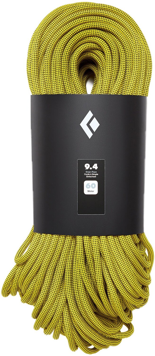 Несухая веревка 9,4 мм Black Diamond, желтый
Несухая веревка 9,4 мм Black Diamond, желтый