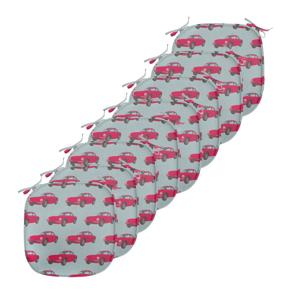 Подушки ABAKUHAUS Cars для стульев в столовой, ретро-автомобиль шестидесятых годов, декоративная водонепроницаемая подушка с ремнями для кухонных сидений, 40 см x 40 см — упаковка из 8 шт., синий, серый, розовый
Подушки ABAKUHAUS Cars для стульев в столовой, ретро-автомобиль шестидесятых годов, декоративная водонепроницаемая подушка с ремнями для кухонных сидений, 40 см x 40 см — упаковка из 8 шт., синий, серый, розовый